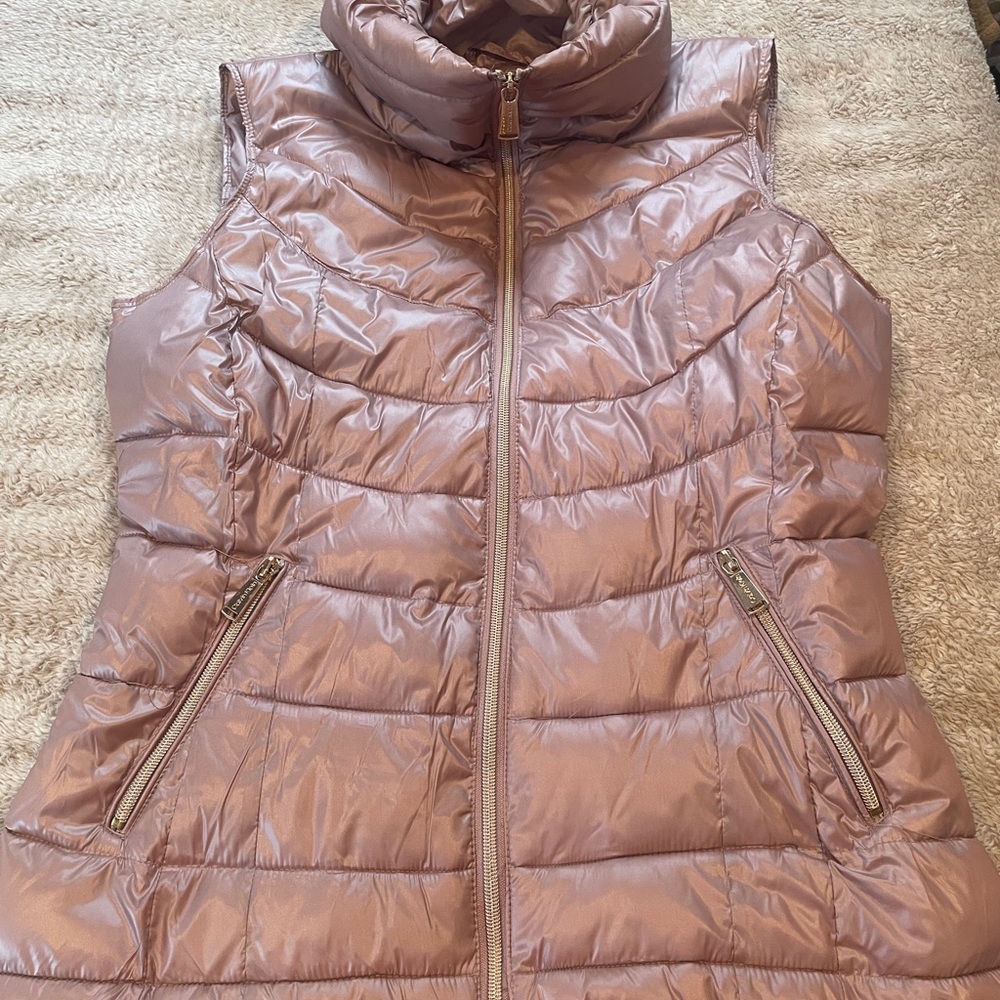 Calvin Klein Light Pink Quilted Vest